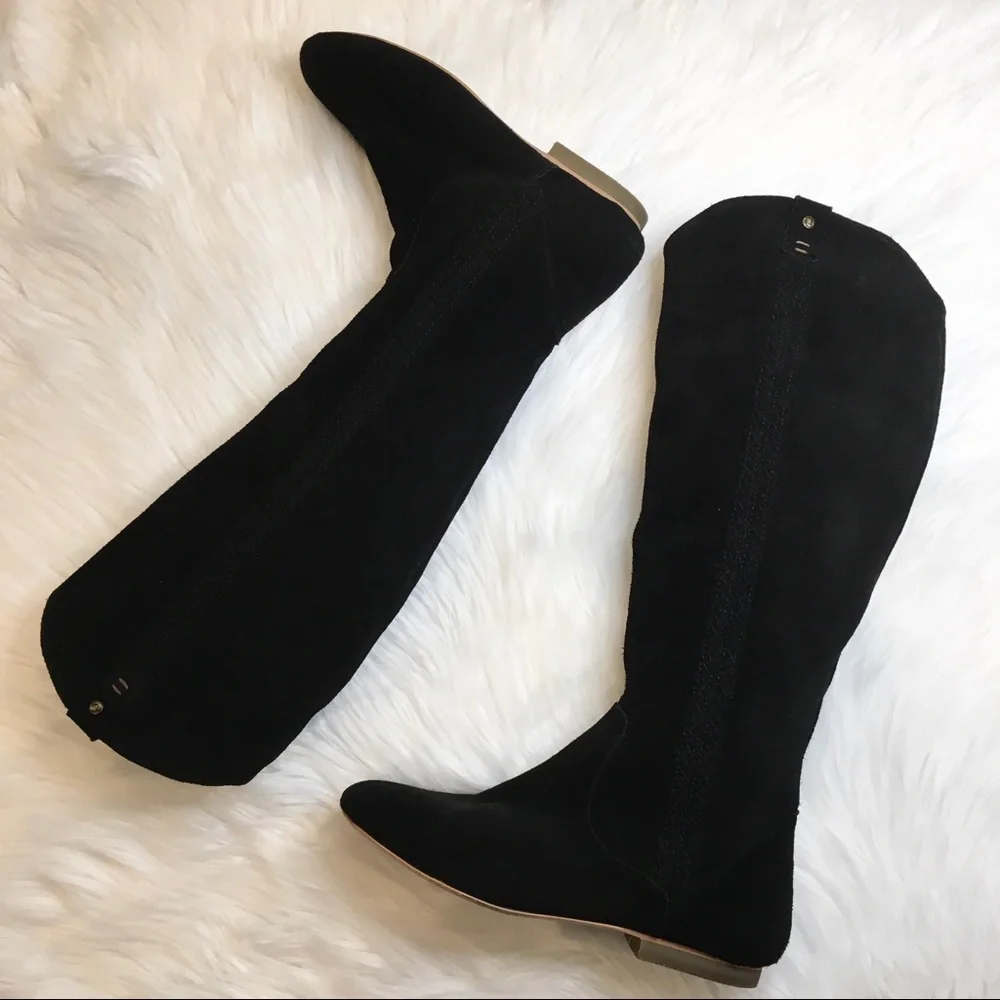 Reef | Arabian Braid Black SuedeTall Boots